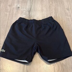 Lacoste Blue black tennis Shorts with Elastic Waistband